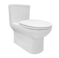 High-Performance Round Toilet, Dual Flush Option, Scratch Resistant Glazed Ceramic Surface