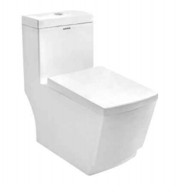Ultra-Quiet Flush Toilet for Modern Bathroom, Water Efficient, Leak-Proof & Durable Build