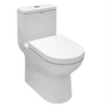 Siphon Jet Flush Toilet with 2-Inch Fully Glazed Trapway, No Clog & Efficient Flushing